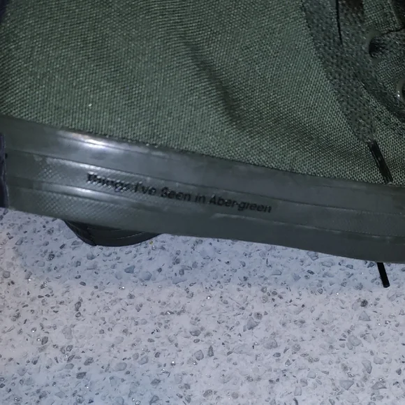 Converse O.P.I Olive Green High-Top Sneakers - Picture 7 of 13